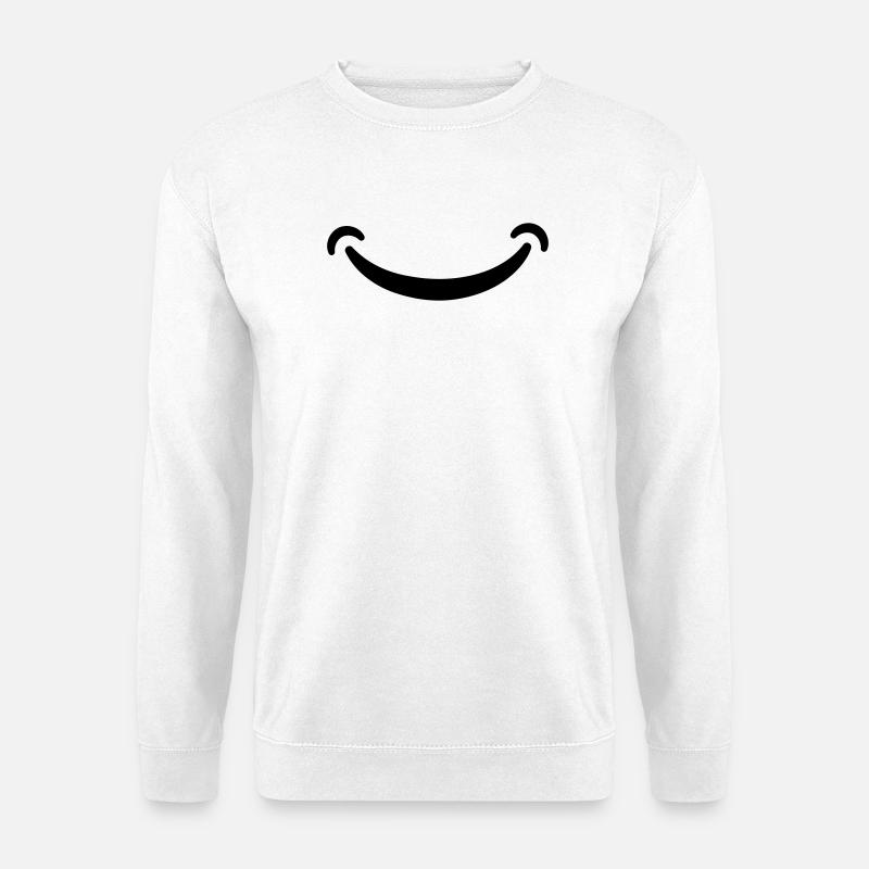 Smile - Unisex Sweatshirt - white