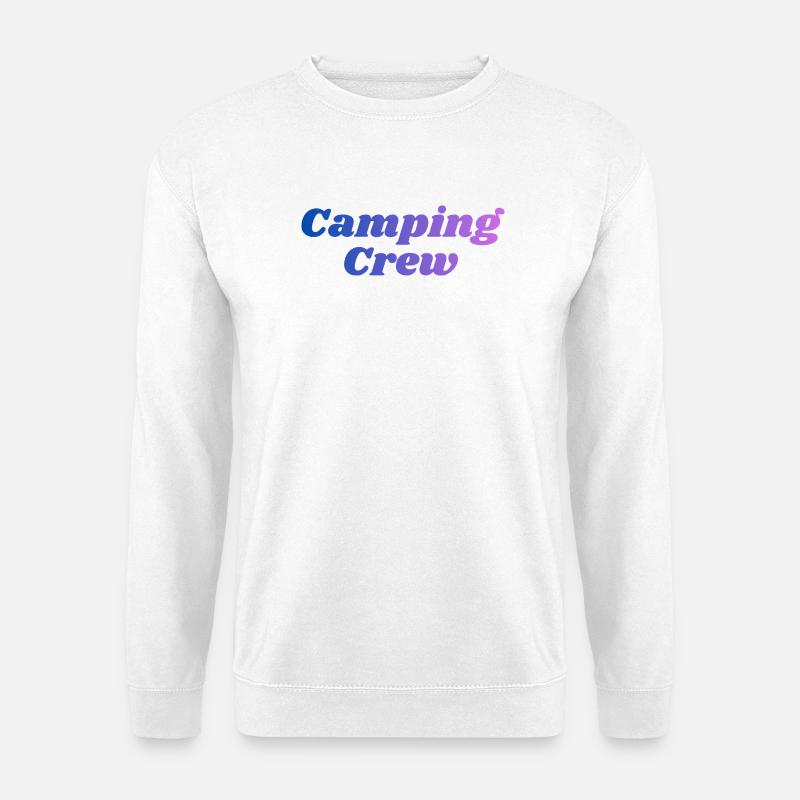 Camping Crew - Unisex Pullover - Weiß