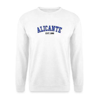 Alicante gegründet 1986 - Unisex Pullover - Weiß - Vorne