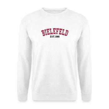Bielefeld Est. 1986 - Unisex Sweatshirt - white - Front