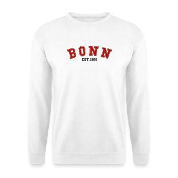 Bonn gegründet 1966 - Unisex Pullover - Weiß - Vorne