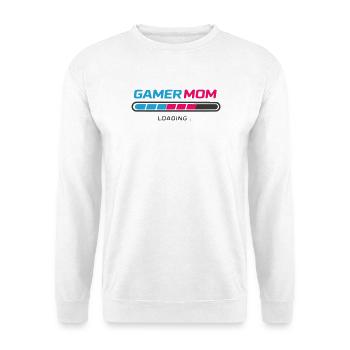 Gamer Mom Loading Bar - Unisex Sweatshirt - white - Front