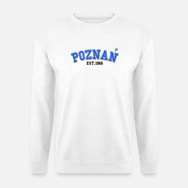 Poznań Est. 1966 - Unisex Sweatshirt - white