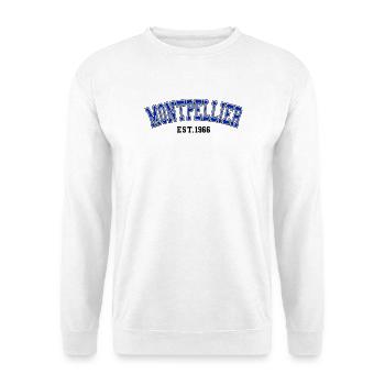 Montpellier Est. 1966 - Unisex Sweatshirt - white - Front