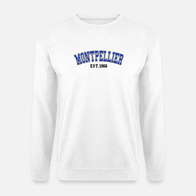 Montpellier Est. 1966 - Unisex Sweatshirt - white