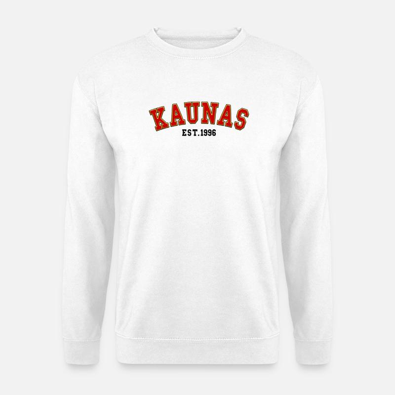 Kaunas Est. 1996 - Unisex Sweatshirt - white