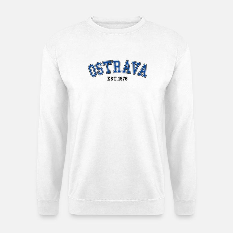 Ostrava gegründet 1976 - Unisex Pullover - Weiß