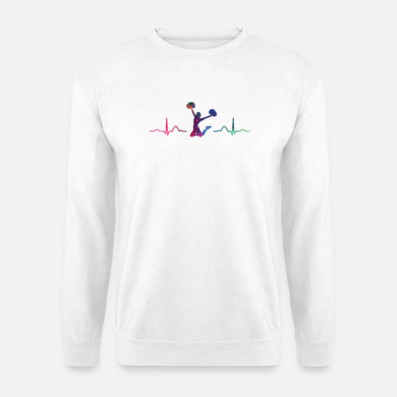 Cheerleader Cheer Mom Cheerleading - Unisex Sweatshirt - white