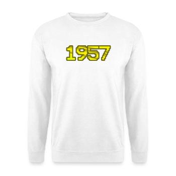 1957 - Unisex Pullover - Weiß - Vorne