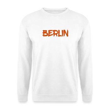 Berlin - Deutschland - Hauptstadt - Berliner Bär - Unisex Pullover - Weiß - Vorne