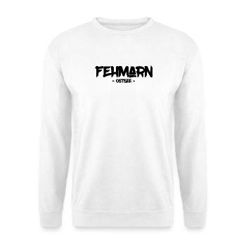 Fehmarn - Ostsee - Insel - Strand - Sommer - Sonne - Unisex Pullover - Weiß - Vorne