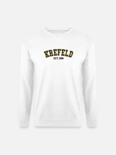 Krefeld Est. 1986 - Unisex Sweatshirt - white