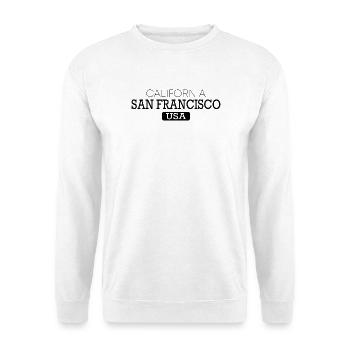 Amériques Californie San Francisco - Sweat-shirt Unisexe - blanc - Devant