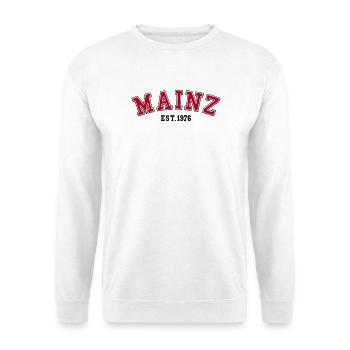 Mayence fondée en 1976 - Sweat-shirt Unisexe - blanc - Devant