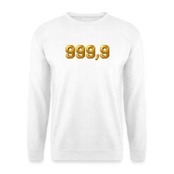 Fine gold 999.9 - Unisex Sweatshirt - white - Front