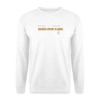 Bastei-Crew Shirt – Klassenfahrt Klasse 4 - Unisex Pullover - Weiß - Vorne - Alina (178cm) & Michal (187cm)