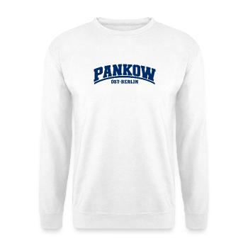 Pankow - Ost-Berlin - Bezirk - Deutschland - Unisex Pullover - Weiß - Vorne - Alina (178cm) & Michal (187cm)