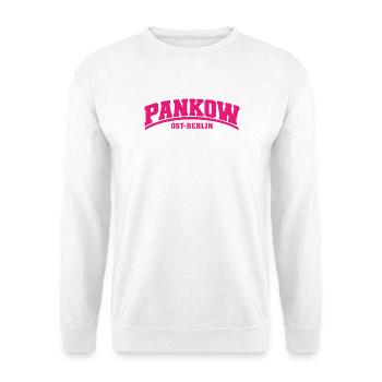Pankow - Ost-Berlin - Bezirk - Deutschland - Unisex Pullover - Weiß - Vorne - Alina (178cm) & Michal (187cm)