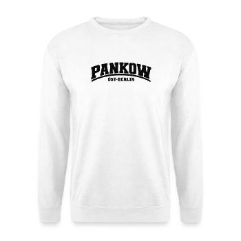 Pankow - Ost-Berlin - Bezirk - Deutschland - Unisex Pullover - Weiß - Vorne - Alina (178cm) & Michal (187cm)