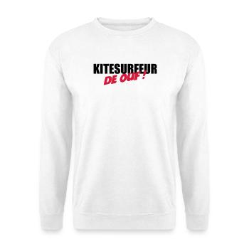 Kiteboarding Kitesurfing Kitesurf Kitesurfer Kiter - Unisex Sweatshirt - white - Front