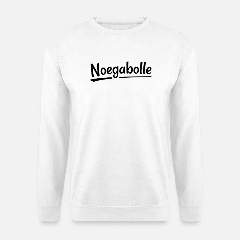 Noegabolle- Antwerp dialect - Unisex Sweatshirt - white