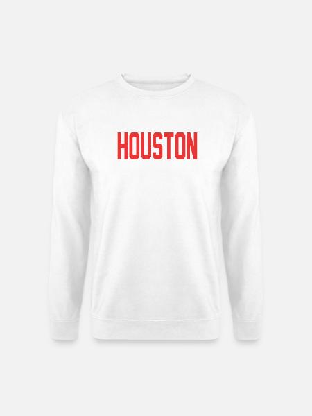 Houston Design - Unisex Pullover - Weiß