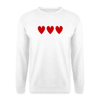 HEART. MOM. MOTHER'S DAY. FEAST. HAPPY BIRTHDAY - Unisex Sweatshirt - white - Front