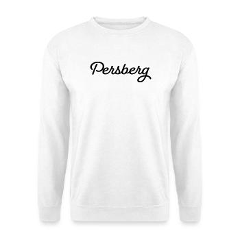 Persberg noir - Sweat-shirt Unisexe - blanc - Devant