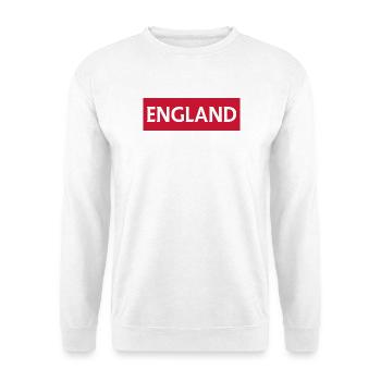 England Inspired Cymru Flag Design - Unisex Sweatshirt - white - Front