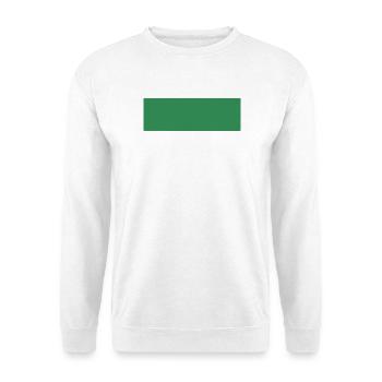 Imprimé rectangle vert abstrait - Sweat-shirt Unisexe - blanc - Devant