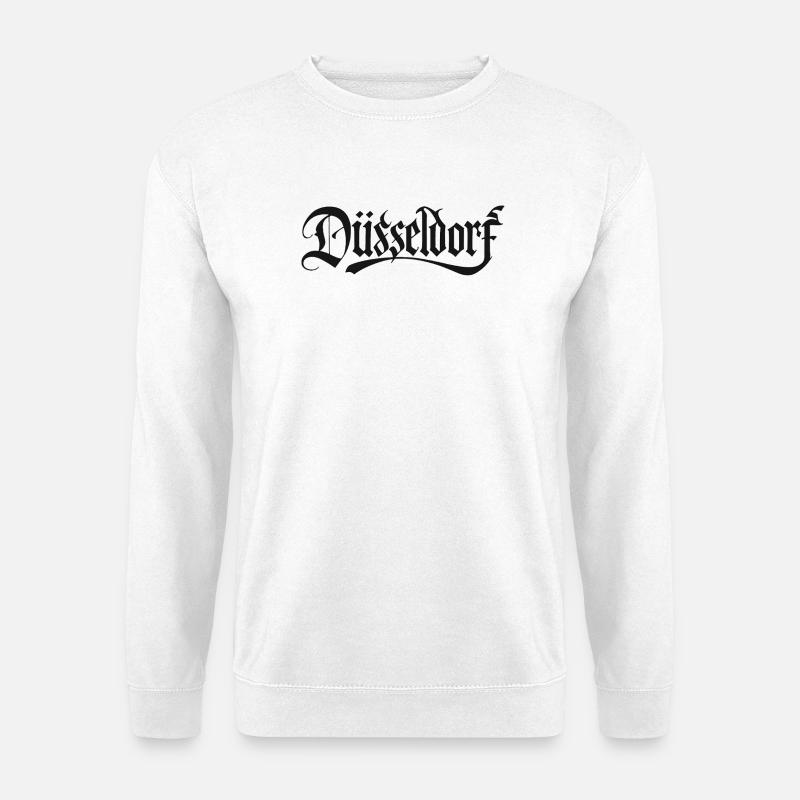 Duiseldorf Gothic Logo - Unisex Sweatshirt - white