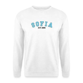 Sofia_Est_2005 - Unisex Pullover - Weiß - Vorne