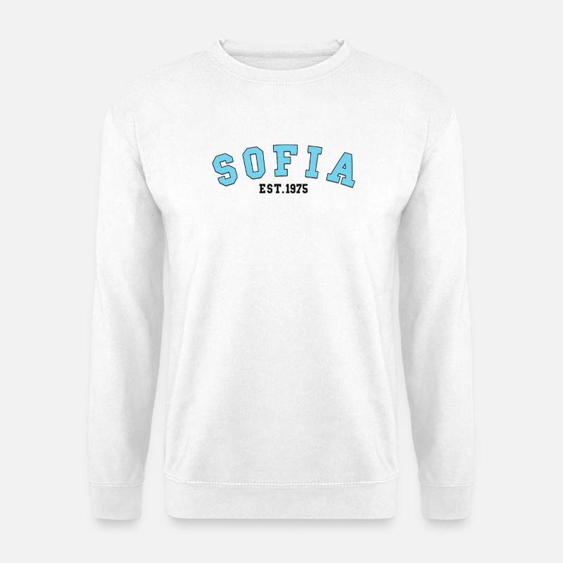 Sofia_Est_1975 - Unisex Pullover - Weiß