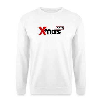 Xmas beta - Unisex Pullover - Weiß - Vorne
