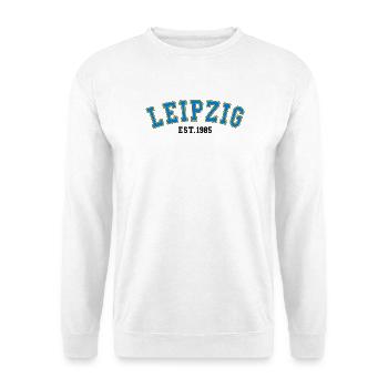 Leipzig Est. 1985 - Unisex Sweatshirt - white - Front