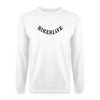 La vie des motards - Sweat-shirt Unisexe - blanc - Devant