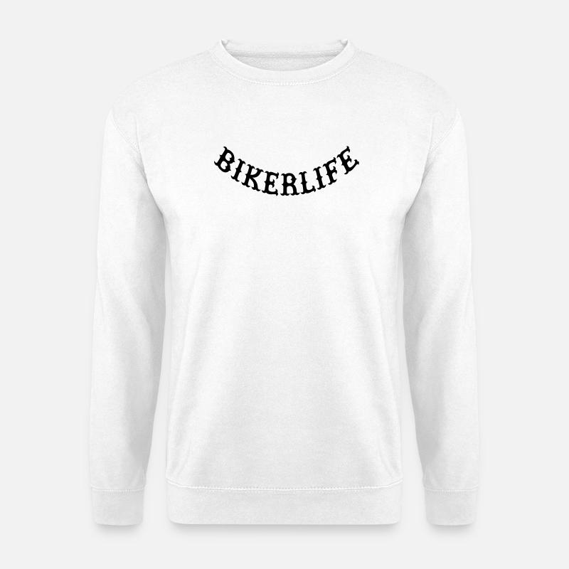 Biker life - Unisex Pullover - Weiß