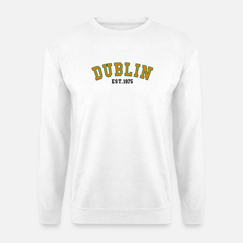 Dublin Est. 1975 - Unisex Pullover - Weiß