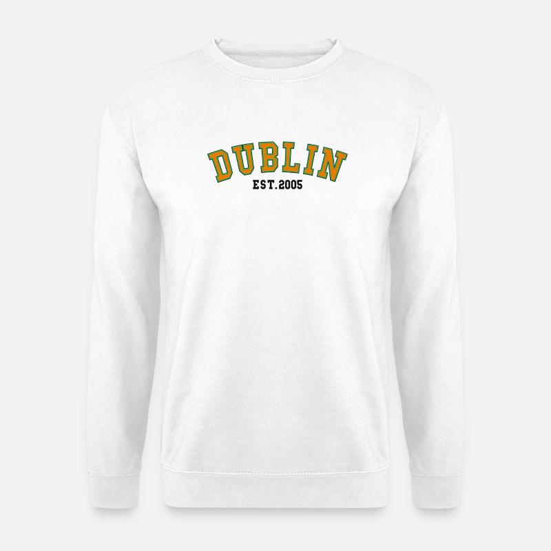 Dublin Est. 2005 - Unisex Sweatshirt - white