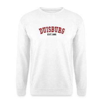 Duisburg Est. 1995 - Unisex Sweatshirt - white - Front