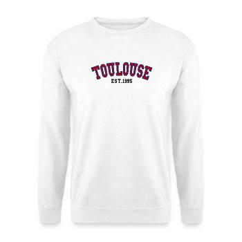 Toulouse Est. 1995 - Sweat-shirt Unisexe - blanc - Devant