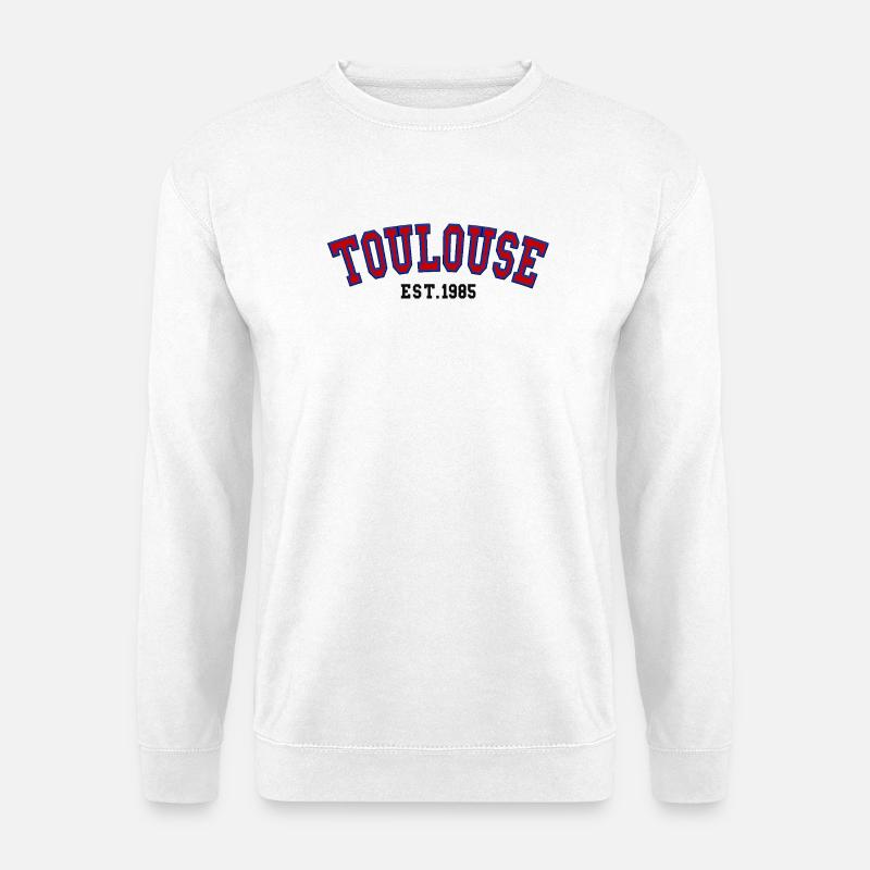 Toulouse Est. 1985 - Unisex Pullover - Weiß