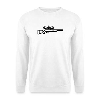 sniper - Unisex Sweatshirt - white - Front