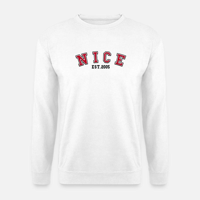 Nice Est. 2005 - Unisex Pullover - Weiß