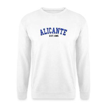 Alicante gegründet 1985 - Unisex Pullover - Weiß - Vorne