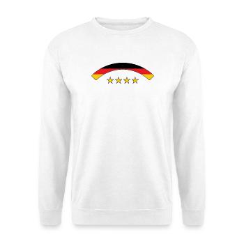 Drapeau Allemand - Allemagne - Sweat-shirt Unisexe - blanc - Devant