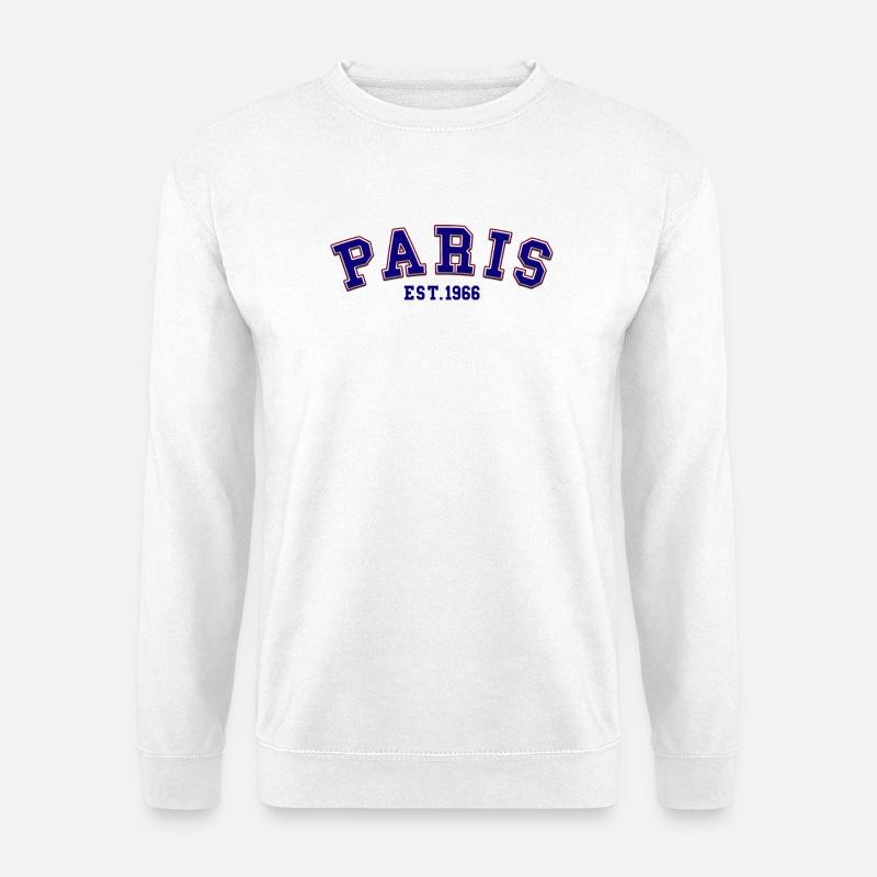 Paris fondée en 1966 - Sweat-shirt Unisexe - blanc