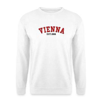 Fondée de Vienne en 2006 - Sweat-shirt Unisexe - blanc - Devant