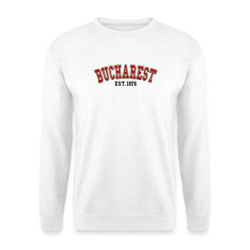 Bukarest gegründet 1976 - Unisex Pullover - Weiß - Vorne