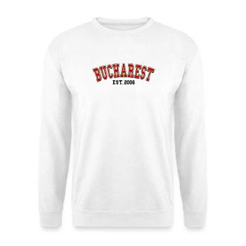 Bukarest, Est. 2006 - Unisex Pullover - Weiß - Vorne